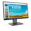 Lenovo ThinkVision P24QD-40 LED display 60.5 cm (23.8") 2560 x 1440 pixels Quad HD LCD Black