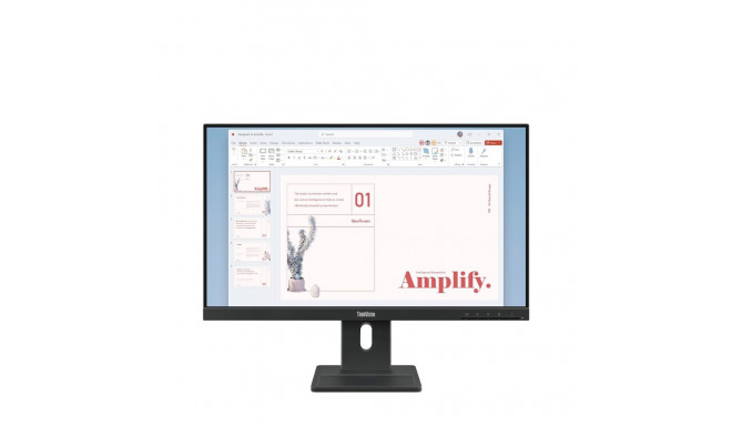 Lenovo ThinkVision E24-40 LED ekraan 60.5 cm (23.8") 1920 x 1080 pikslit Full HD LCD must