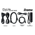 iiyama ProLite avatud raam PCAP 10-punktiline puuteekraan puute läbi klaasi funktsiooniga