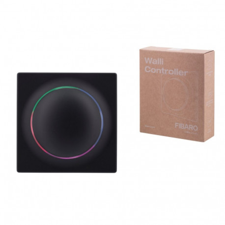 Fibaro FGWCEU-201-1-8 nutikas kodu valguse kontroller juhtmevaba must