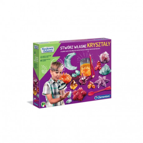 Naukowa Zabawa laborikomplekt loo oma kristallid poola keel Clementoni 50069