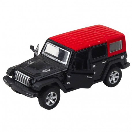 Autko SUV-maastikuauto, metallist, pull-back-ajamiga, avatavate ustega, assortii