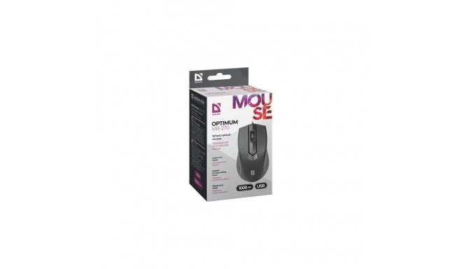 Defender Optimum MB-270 mouse Office Right-hand USB Type-A Optical 1000 DPI