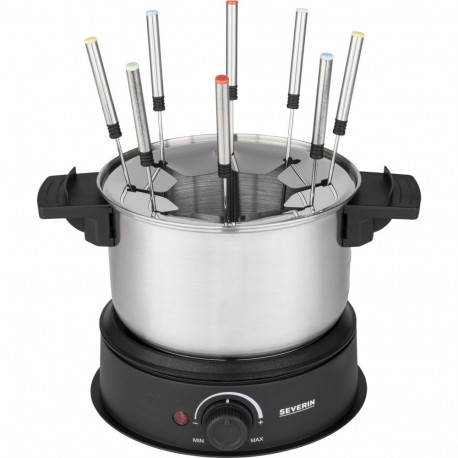 Severin Fondue Set 1,4l stainless steel black Schwarz FO 2470 (FO 2470)