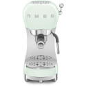"SMEG ECF02PGEU Siebträger Espresso-/Kaffemaschine Pastellgrün"