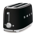 "SMEG TSF02BLEU Toaster 4 Scheiben Schwarz"