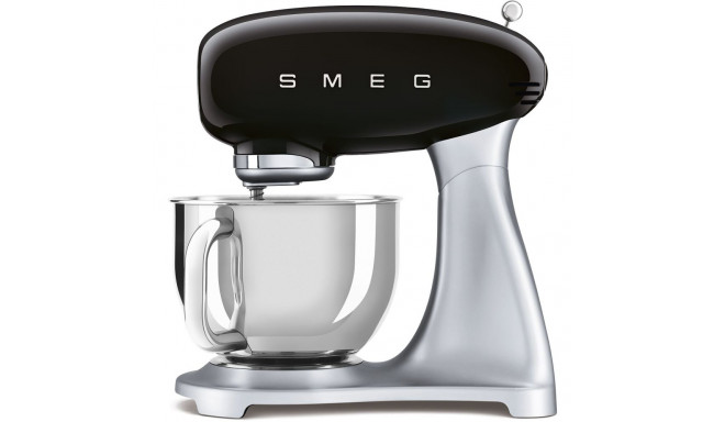 "SMEG Küchenmaschine 50s Style SMF02BLEU, schwarz"