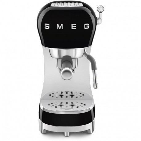 "SMEG Espresso-Kaffeemaschine 50s Style ECF02BLEU, schwarz"