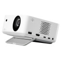 "(1920x1080) OPTOMA ML1080ST Tragbar DLP Laser 550-Lumen HDMI USB 3D Full HD White"