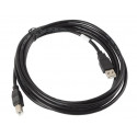 Cable USB 2.0 AM-BM 3M black