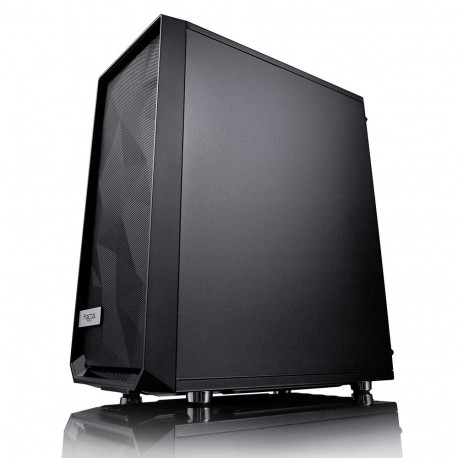 The Fractal Design Meshify C (Solid Side Panel version) is a compact ATX mid-tower 
