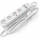 Tesla pikendusjuhe 4 pistikupesa 2 m valge (TSL-SPL-SPS300) Tesla pikendusjuhe 4 pistikupesa 2 m valge (TSL-SPL-SPS300)