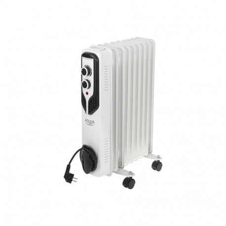 Adler õliradiaator AD 7816 2000W 3 võimsusastet, valge