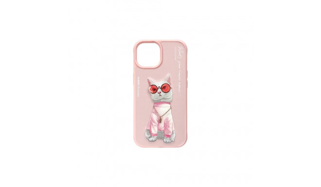 Nimmy ümbris iPhone 15 6.1" roosa prillid cool cat
