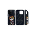 Nimmy ümbris iPhone 15 Pro 6.1" must prillidega lahe kass