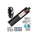Diamond core bit, DBK 112 x 450 mm, SAMEDIA