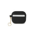 Guess GUA3LSCHSK AirPods 3 cover black Silicone Charm Heart Collection