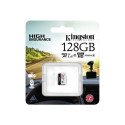 Kingston 128 GB microSD kõrge vastupidavusega UHS-I kiirusklass 1 (U1) mälukaart