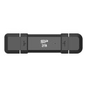 Silicon Power DS72 | 250 GB | USB Type-A/USB Type-C 3.2 Gen 2 | Red