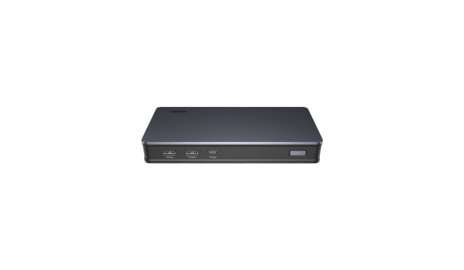 Adapter HUB UGREEN CM615 USB-C 2x USB-A, 1x USB-C 3.1, 2x HDMI, 2x DP, SD|TF, RJ45