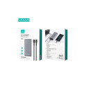 USAMS Powerbank PB59 30000mAh 65W 2xQC3.0 + PD kiirlaadimine must CMXLOGTC01 (US-CD165) + U kaabel