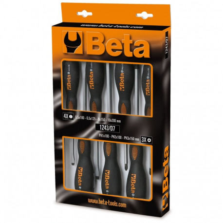 BETA SCREWDRIVERS SET. 7 pcs. /1243/D7