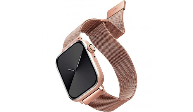 UNIQ Dante rihm Apple Watch Series1/2/3/4/5/6/7/8/9/SE/SE2/SE3 38/40/41mm roostevaba teras roosakask