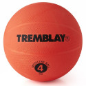 Weight ball TREMBLAY Medicine Ball 4kg D23cm Red for throwing