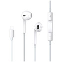 USAMS stereo kõrvaklapid EP-24 Lightning iPhone 7/8/X/XS/XS Max/XR valge HSEP2401