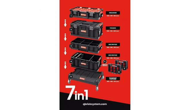 QBRICK SYSTEM TWO SET 7 in 1 595 x 395 x 825