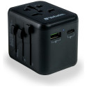 Verbatim Travel Adapter EU/UK/US 2xUSB-A/USB-C PD 20W UTA-02 black 49544