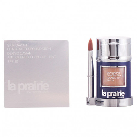 LA PRAIRIE SKIN CAVIAR concealer foundation SPF15 #mocha