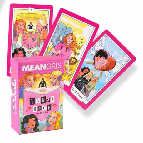 Tarot Card Set - Mean Girls Taro Deck 78 Cards with Guide