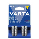 Battery - Varta AAA Ultra Lithium 1.5V 4-pack