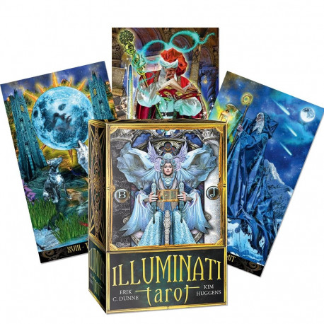 Tarot Cards - Illuminati Tarot Deck 78 Cards Gold Edges Plastic-Coated