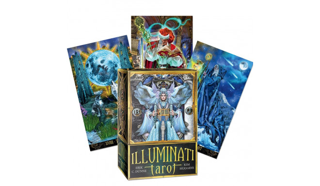 Tarot Cards - Illuminati Tarot Deck 78 Cards Gold Edges Plastic-Coated