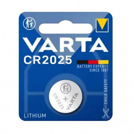 Battery - Varta CR2025 Lithium Coin Battery 3V 20x2.5mm