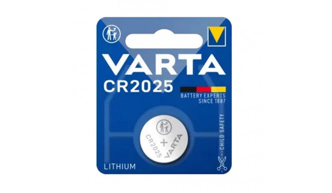 Battery - Varta CR2025 Lithium Coin Battery 3V 20x2.5mm