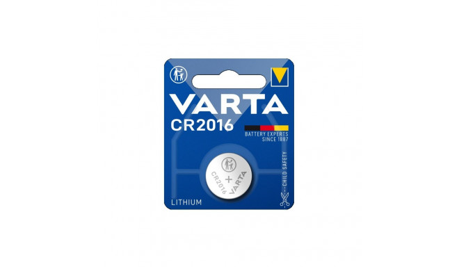 Battery - Varta CR2016 3V Lithium Coin Battery 20 x 1.6 mm