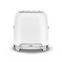 Toaster - SMEG TSF01WHMEU 2x2, 6 Browning Levels, 3 Pre-set Programs, Matt White
