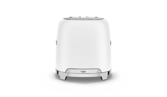 Toaster - SMEG TSF01WHMEU 2x2, 6 Browning Levels, 3 Pre-set Programs, Matt White