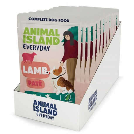Dog Food - ANIMAL ISLAND Everyday Lamb Wet Dog Food 10x150g Junior Formula