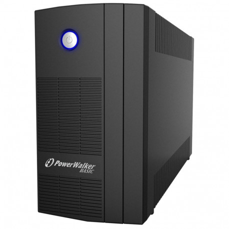 Uninterruptible Power Supply - PowerWalker 10121071 1 kVA 600 W 3 AC Outlets