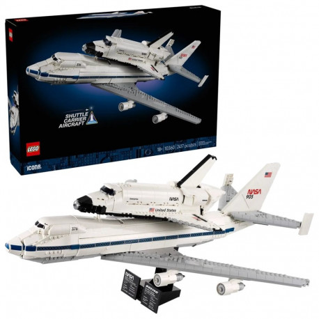 LEGO Set - ICONS 10360 Shuttle Carrier Aircraft 2417 Pieces 270mm Height