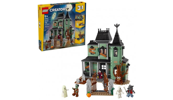 Construction Set - LEGO CREATOR 3 IN 1 31167 Haunted Mansion 736 Pieces 5 Minifigures