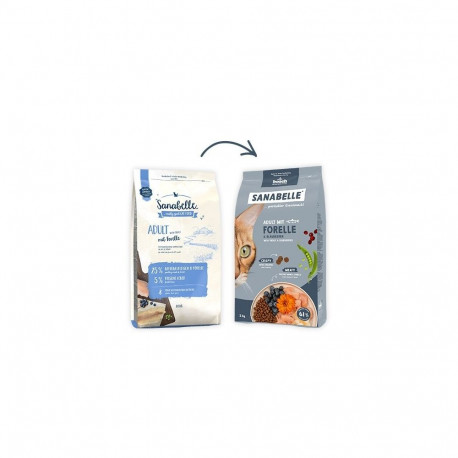 Cat Food - BOSCH Sanabelle Life Adult Trout with Blueberries 8kg 31% Protein