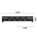 Audio Speaker - 2 in 1 PC Soundbar 6W RGB LED USB 3.5mm