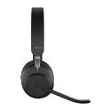 Headset - Jabra Evolve2 65 Wireless USB Type-A Bluetooth 30m Range 24h Battery Black