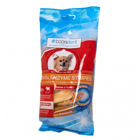 Dog Treat - BOGAR Bogadent Dental Enzyme Stripes Mini Beef 100g
