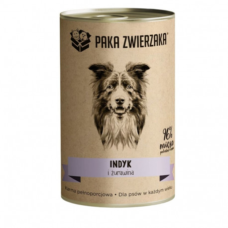 Dog Food - PAKA ZWIERZAKA Turkey and Cranberries Wet 400g Gluten-Free